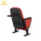 Cold molded foam 560mm Fabric Folding Auditorium Chairs with Writing Table / PP Sheel Pan supplier
