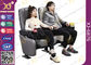 Fire - Resistant 3D Leather Cinema Theatre Chairs / VIP Stadium Seats supplier