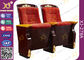 Original Wooden Decoration Church Hall Chairs / Auditorium Theater Seating supplier