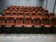 Inner Plywood Folding Cinema Theater Chairs High Density Sponge With Cupholder supplier