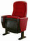 High Back PU Foam Metal Stadium Chairs With Plywood Back / Auditorium Theater Seating supplier